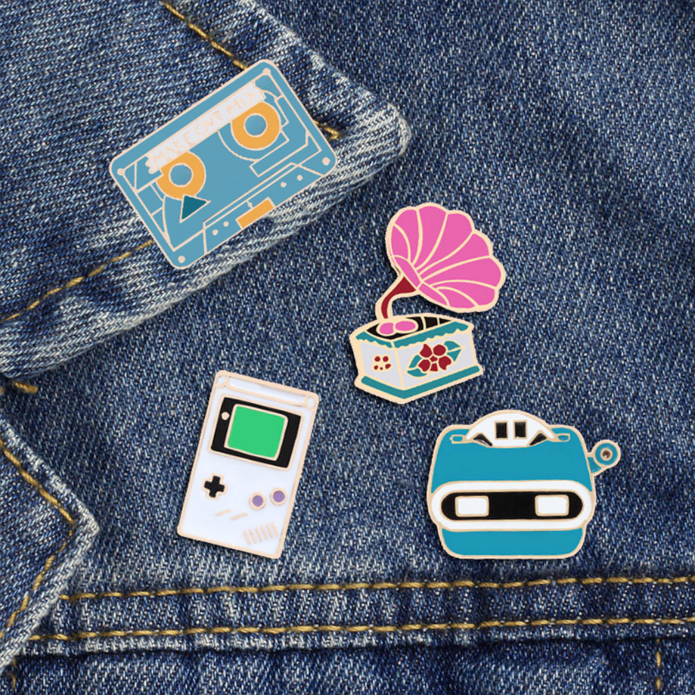 3/$20! Retro Cassette & View Finder Pins DIY